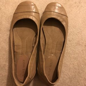 Nude Nine West flats